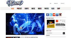 Desktop Screenshot of dj-scene.com