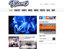 Tablet Screenshot of dj-scene.com